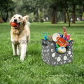 Haustieraufbewahrungsbox Hundespielzeugkorb zum Organisieren von Hundespielzeug und Haustierzubehör